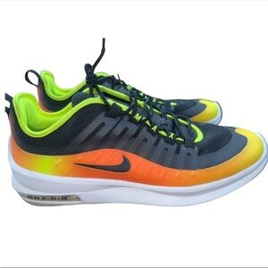 Nike Air Max Axis Premium Sunset Shoes Black Volt Orange AA2148-006  11.5